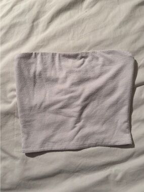 Wilfred Free White Strapless Tube Top